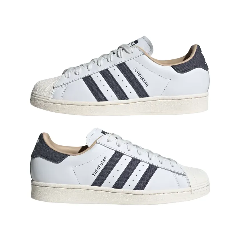 Adidas Originals men's sneakers Superstar ID4685 white-blue