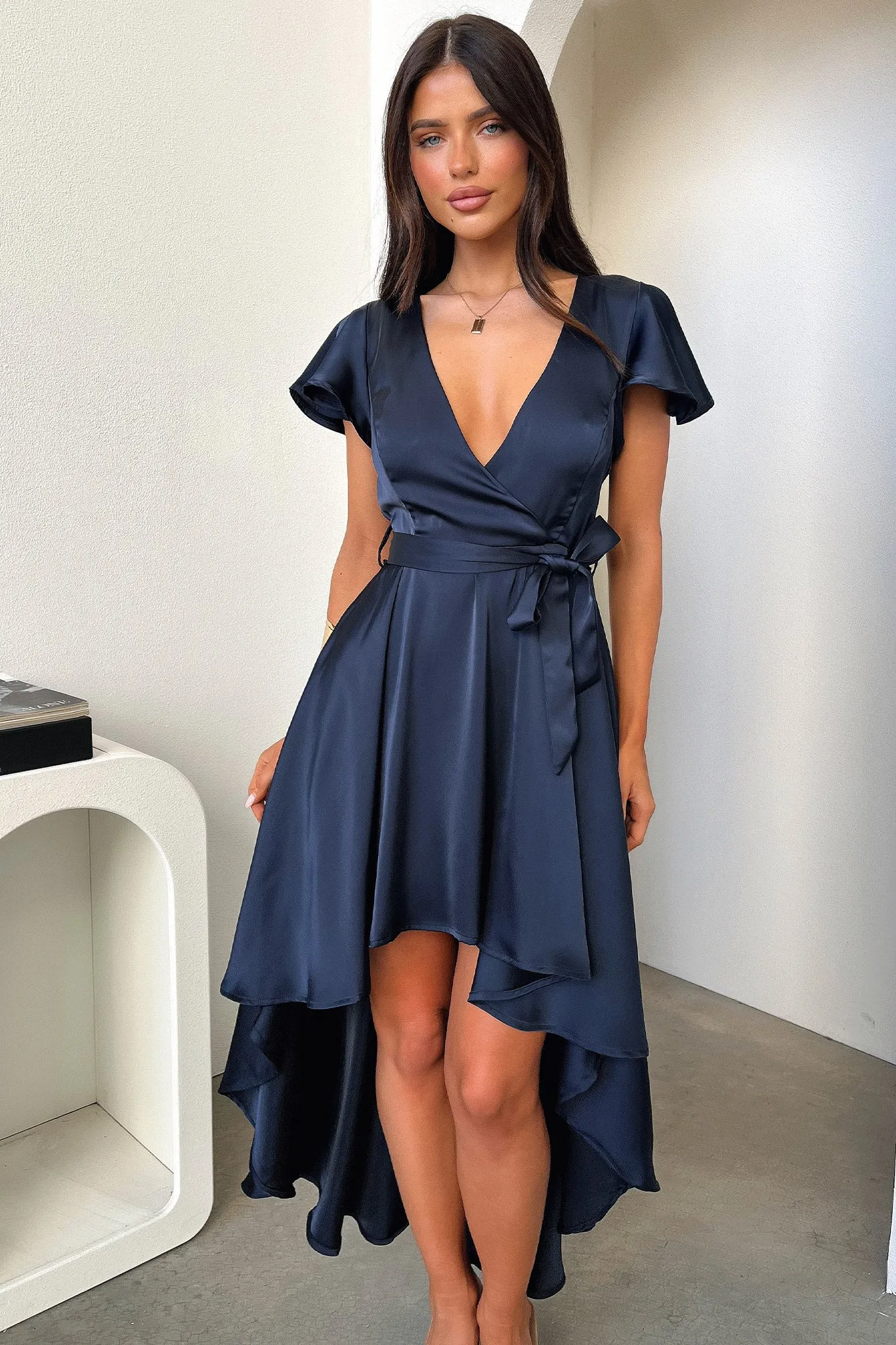 Amelia Dress - Navy