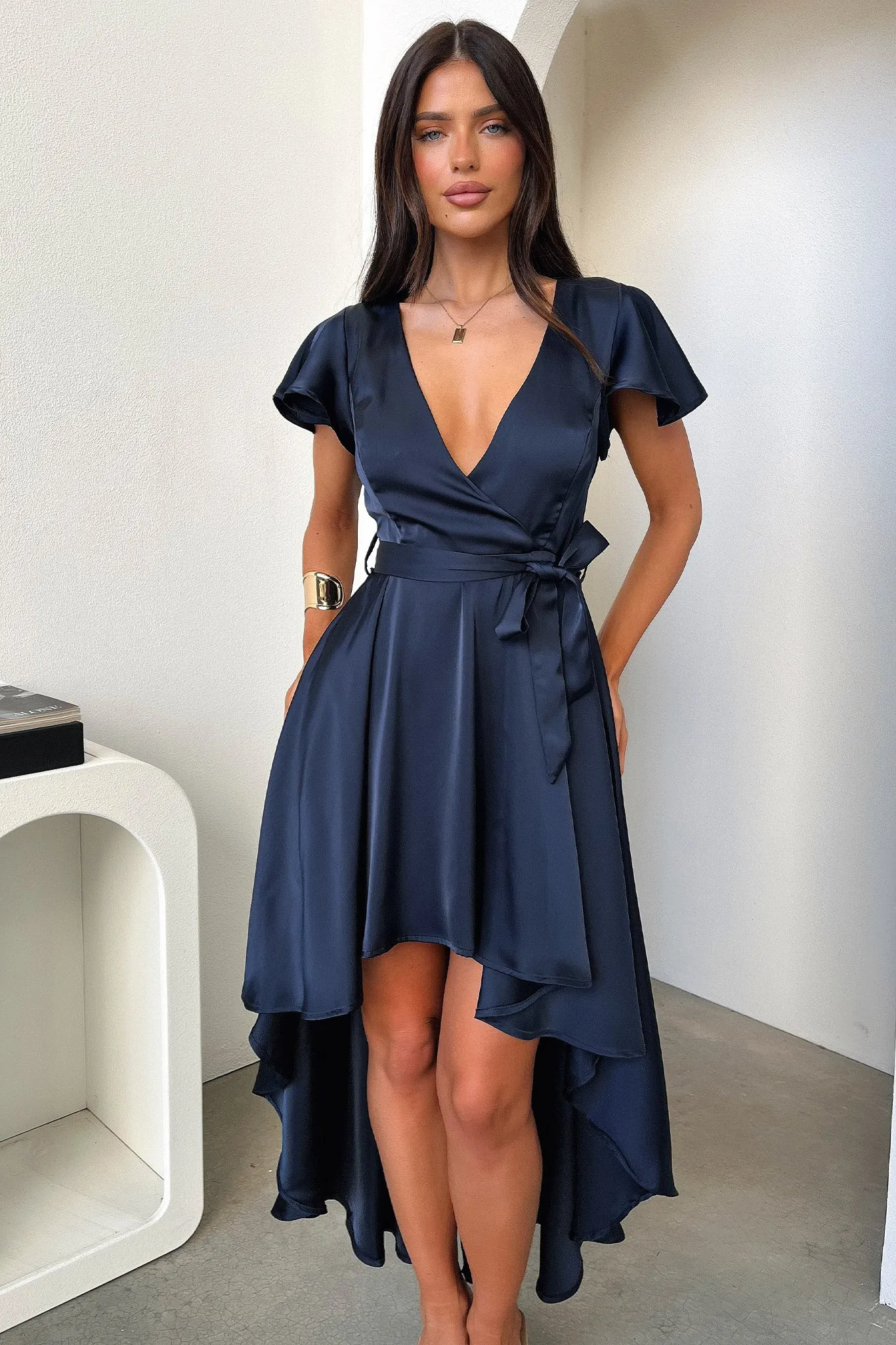 Amelia Dress - Navy