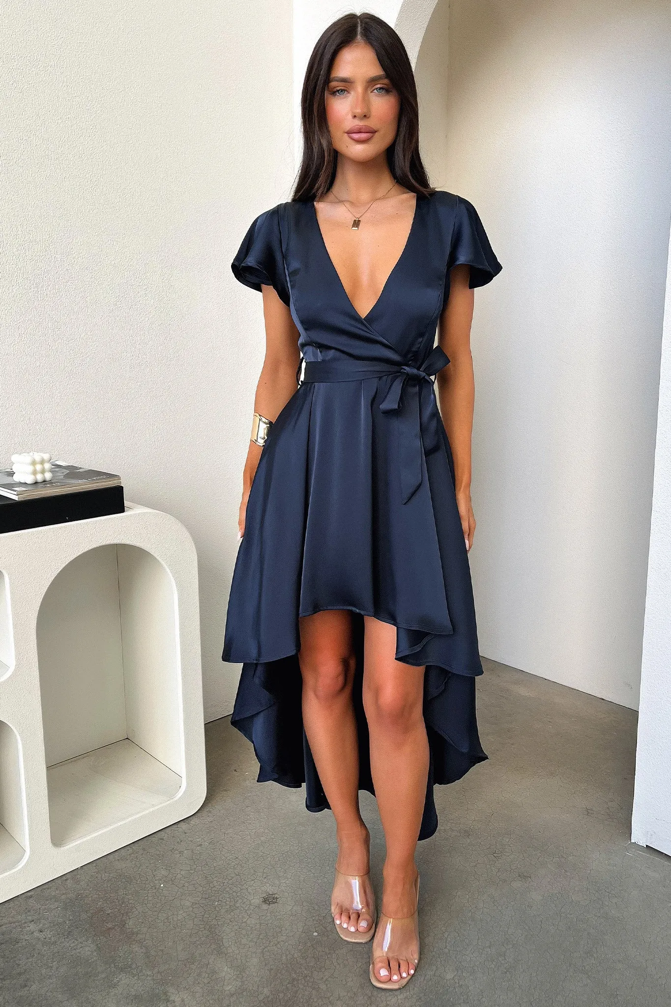 Amelia Dress - Navy