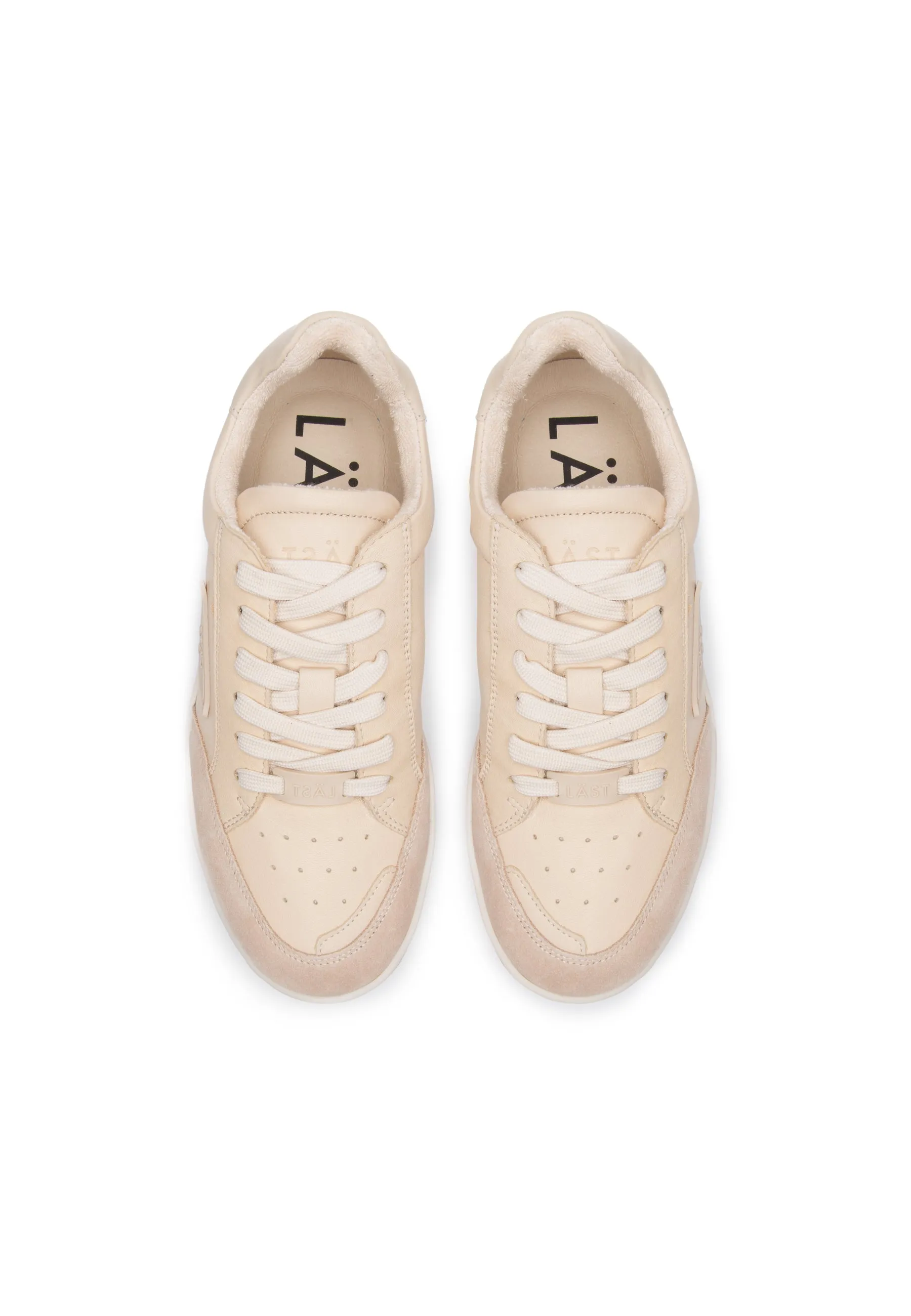 B-Ball Cream Retro Sneakers