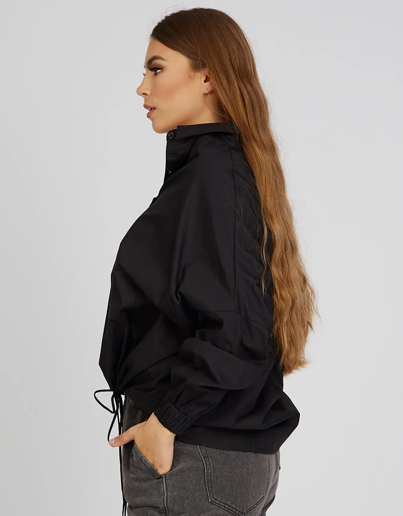 Back Detail Drawstring Shirt