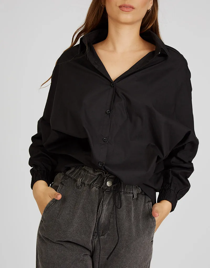 Back Detail Drawstring Shirt