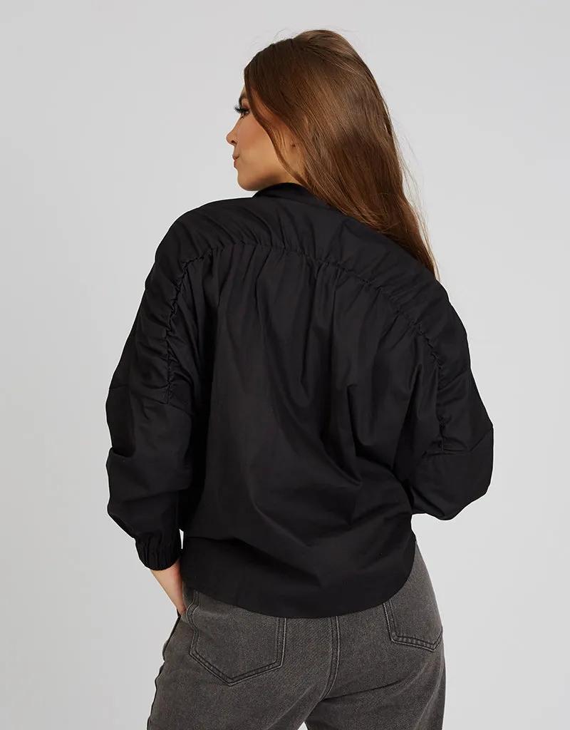 Back Detail Drawstring Shirt