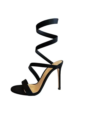 Black High Heels Sandals - 6.5