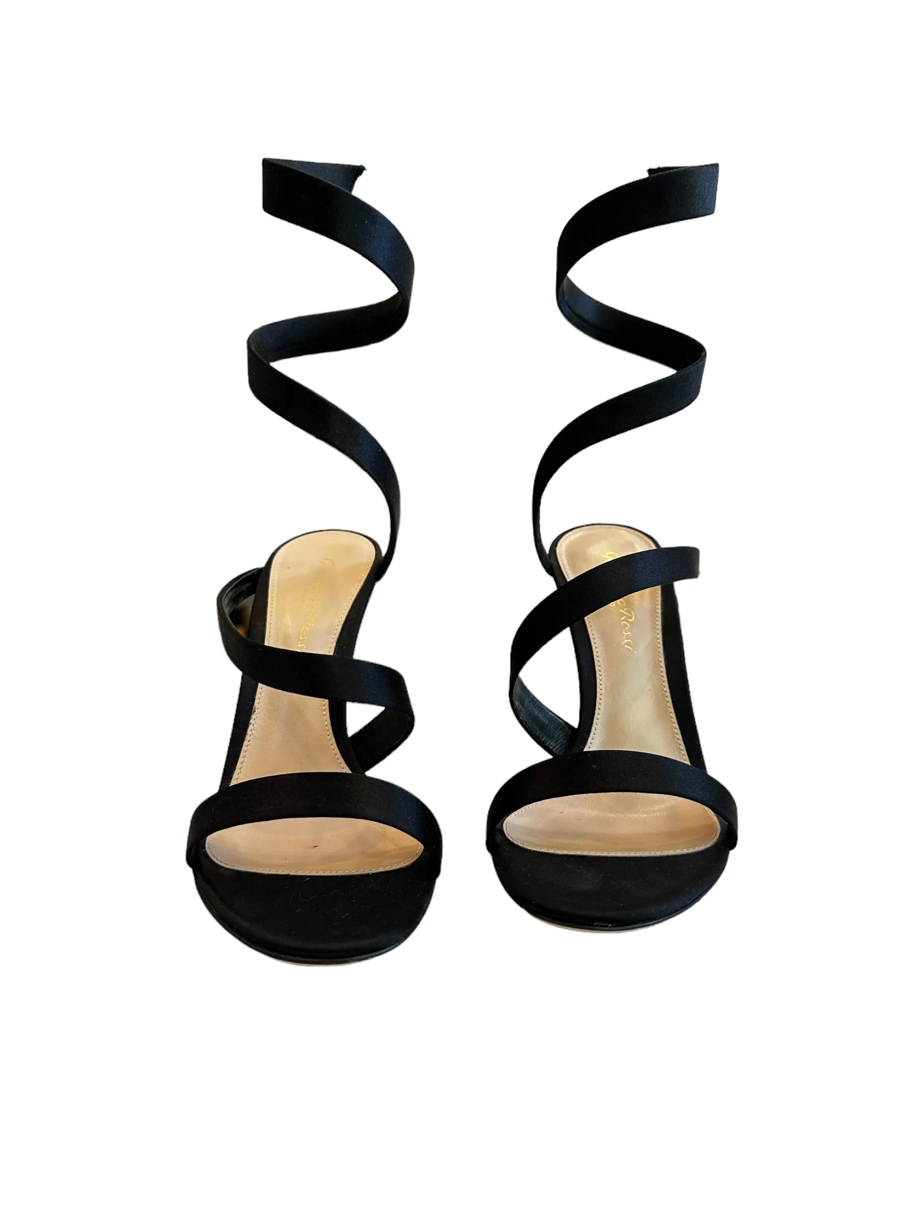 Black High Heels Sandals - 6.5