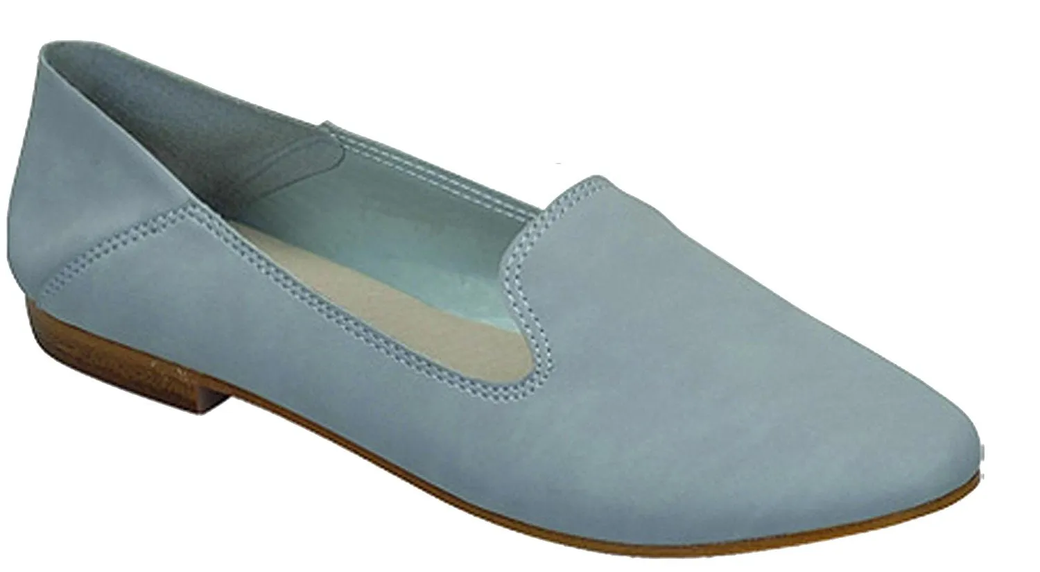 Breckelle's Women's Slip On Smoking Loafer Flats