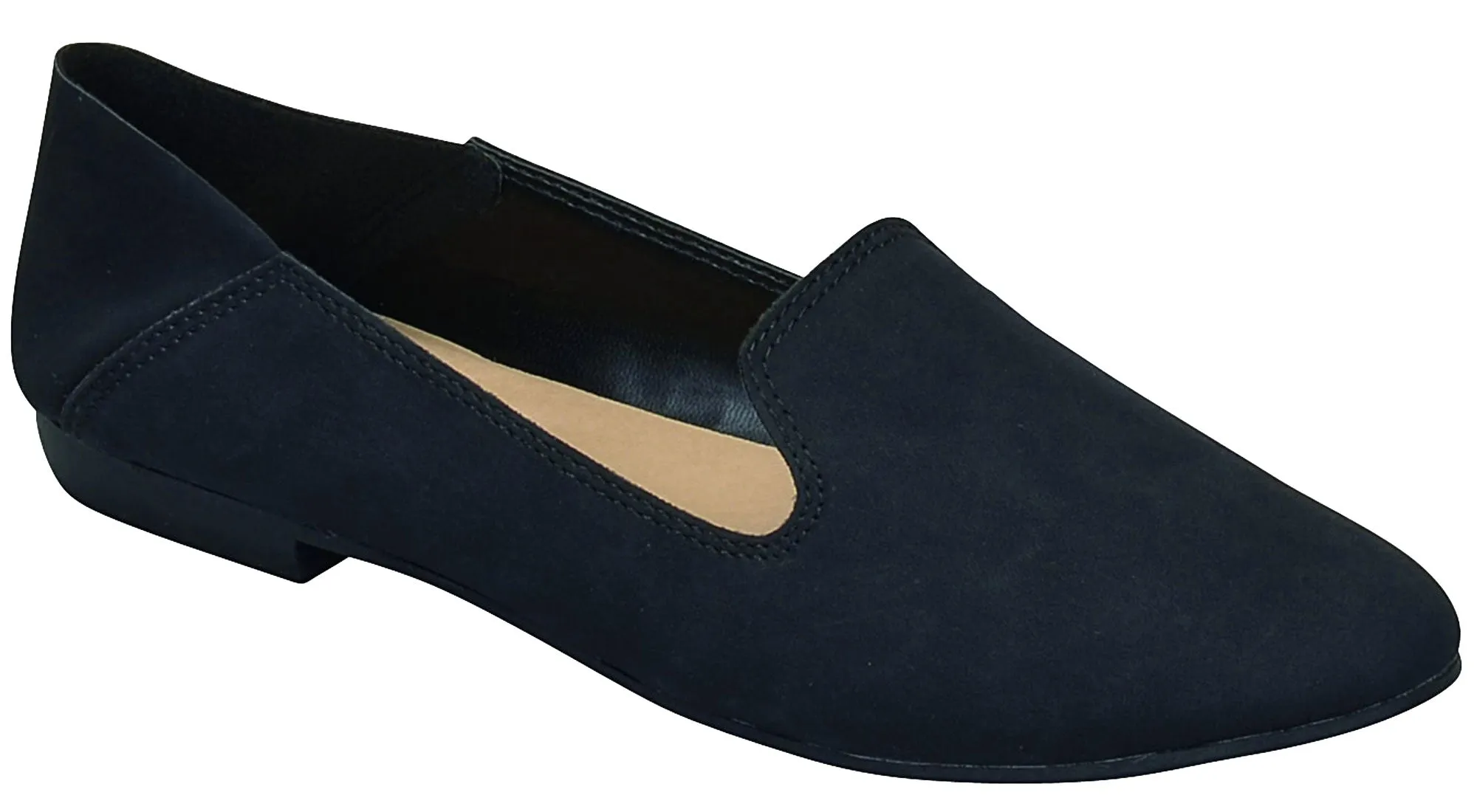 Breckelle's Women's Slip On Smoking Loafer Flats