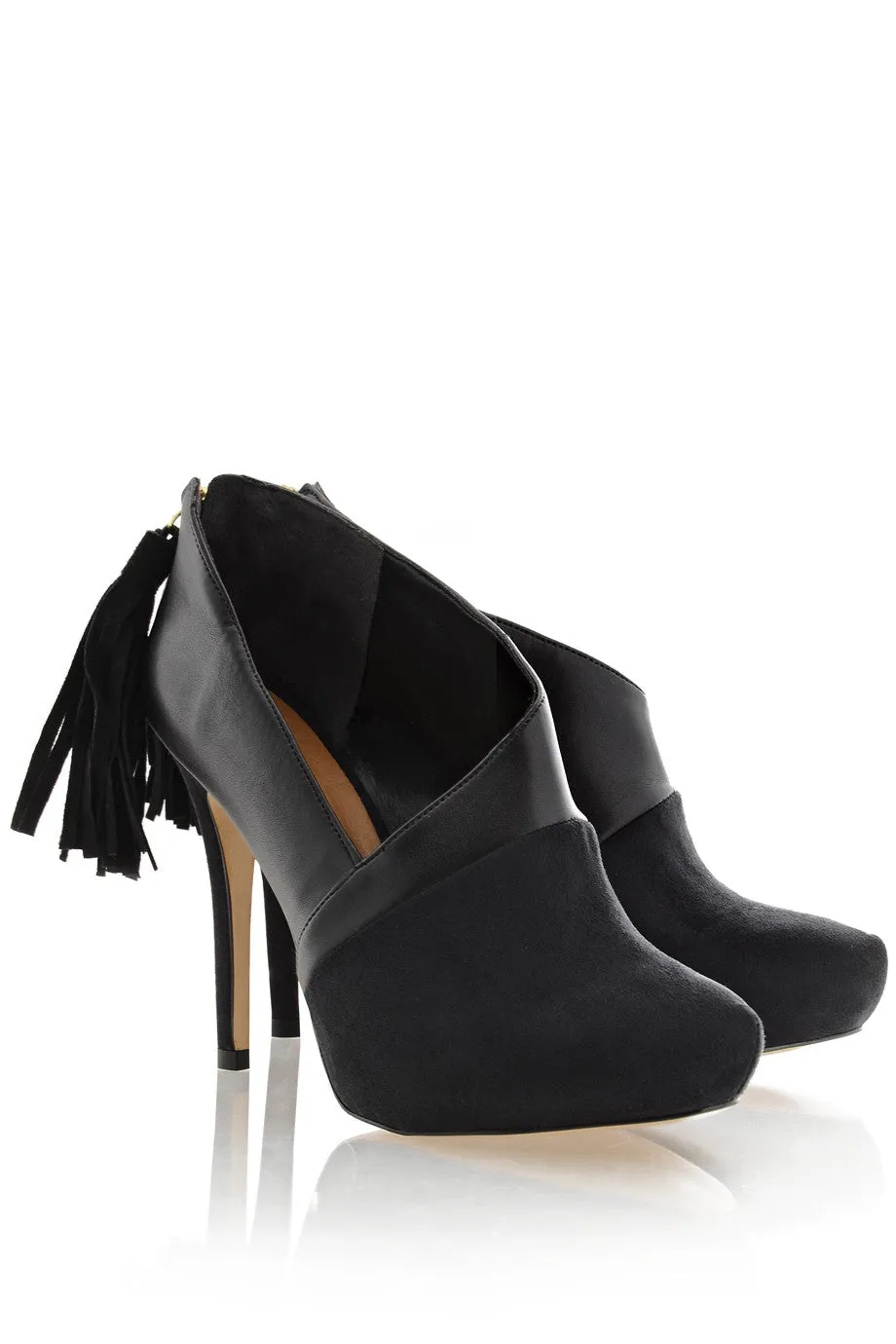 CECCONELLO BERTHA Black Leather Pumps