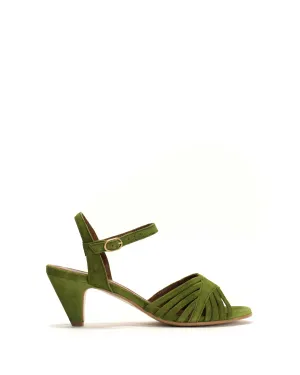 Hermine Calf suede Grass green