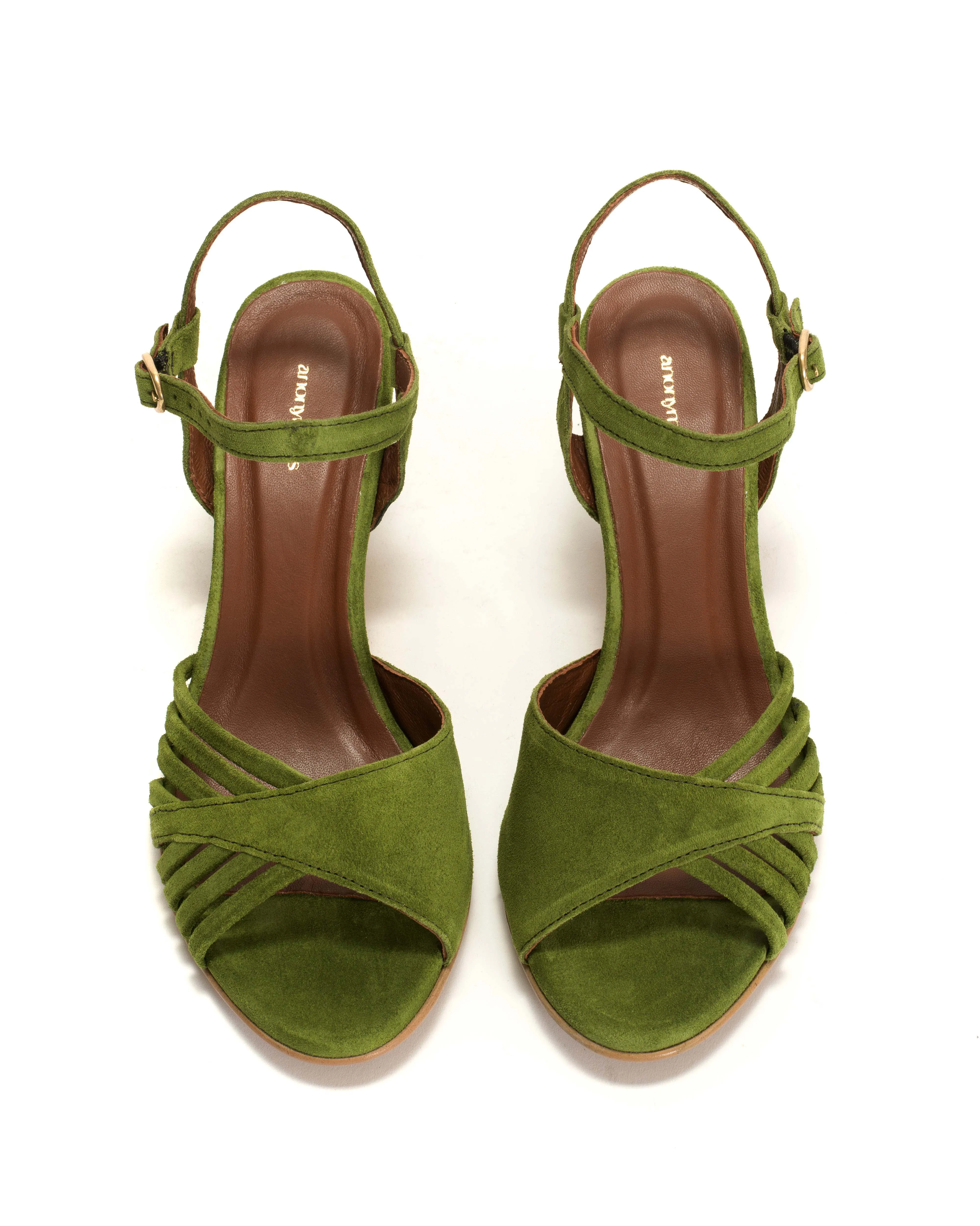 Hermine Calf suede Grass green