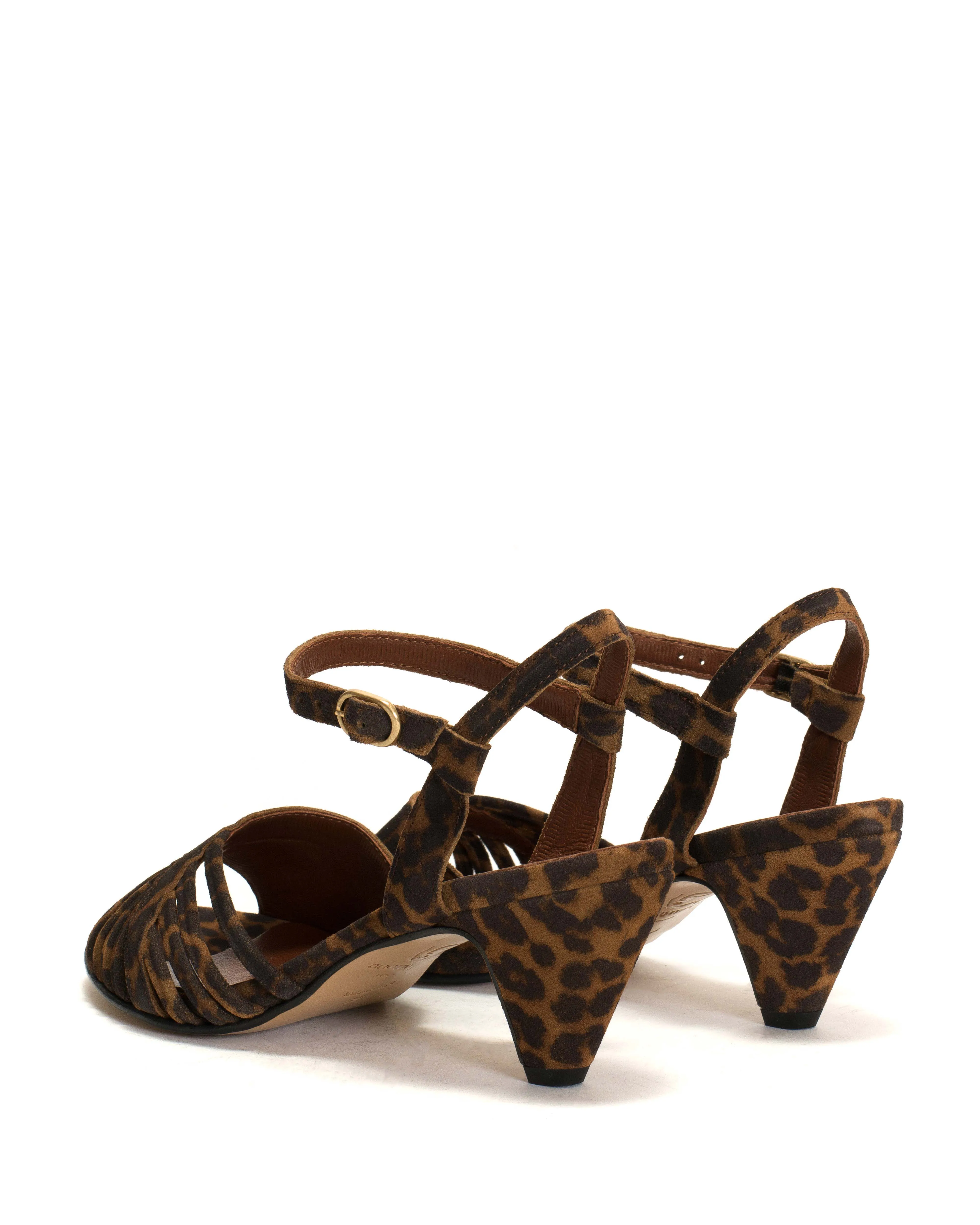 Hermine Calf suede print Leopard