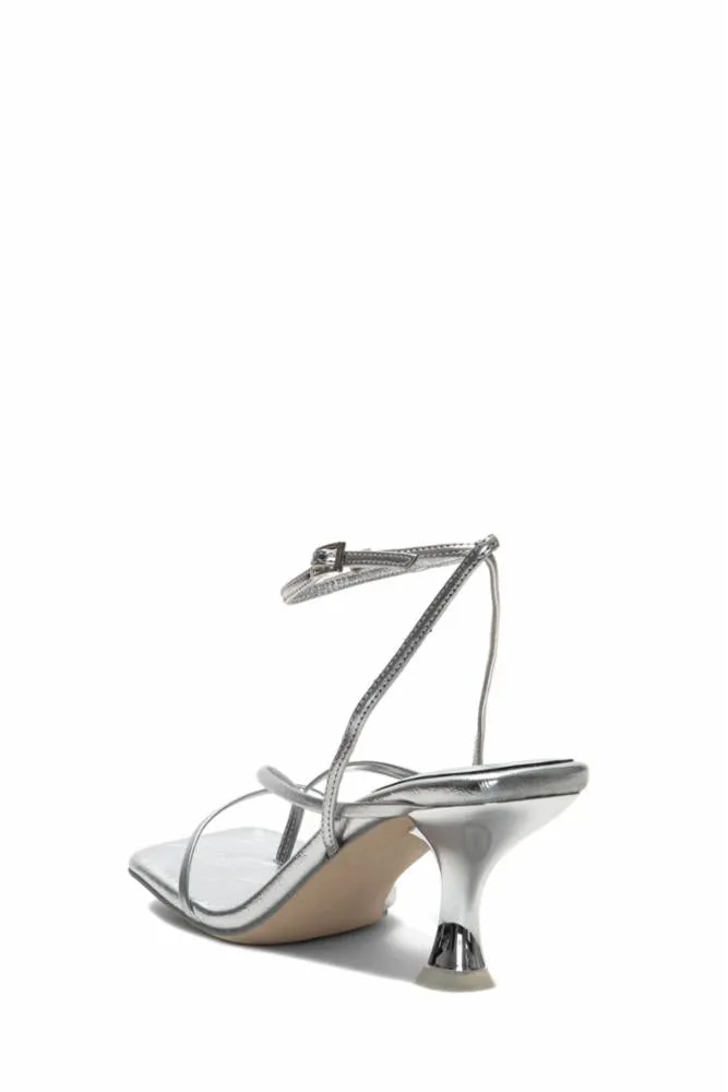 Jeffrey Campbell  Women's Fluxx Silver M