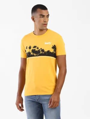 Men's Graphic Print Slim FitT-shirt