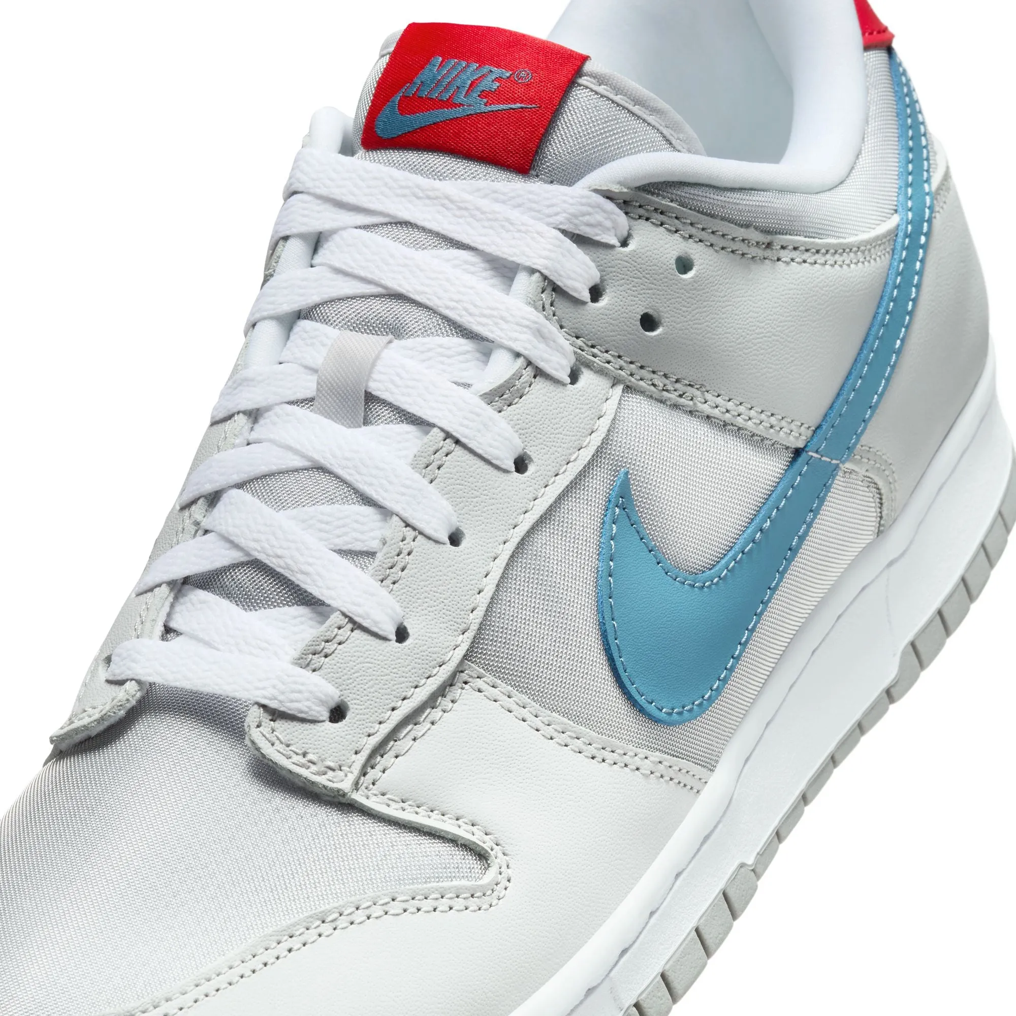 Men's Nike Dunk Low - METALLIC SILVER/AEGEAN STORM