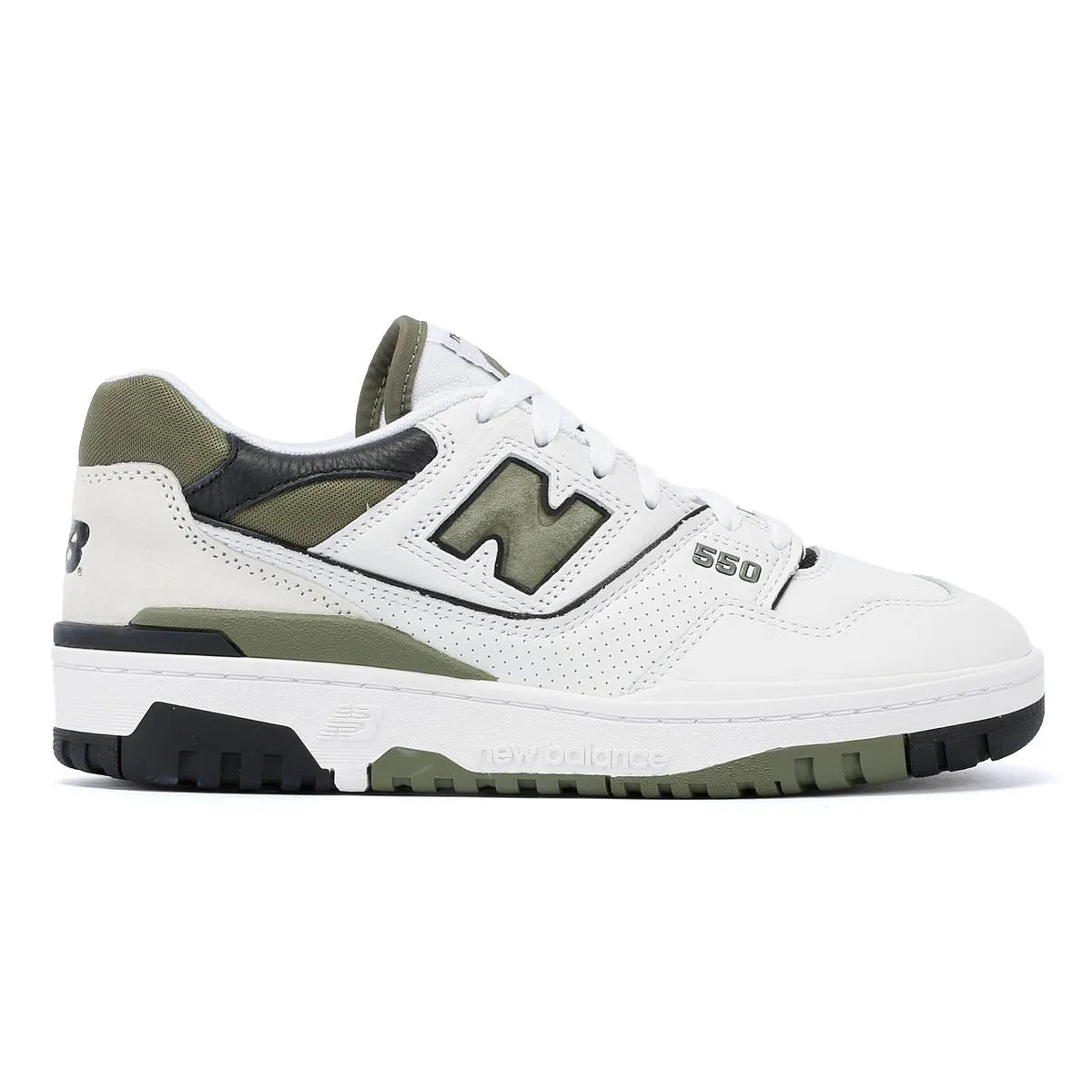 New Balance 550 White/Khaki Trainers