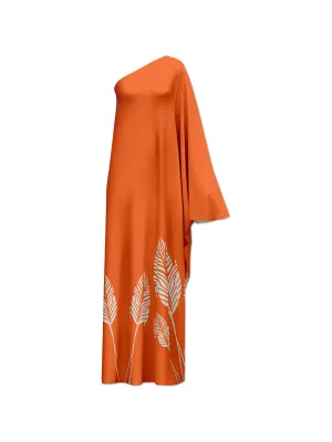 Palms Orange Satu Dress