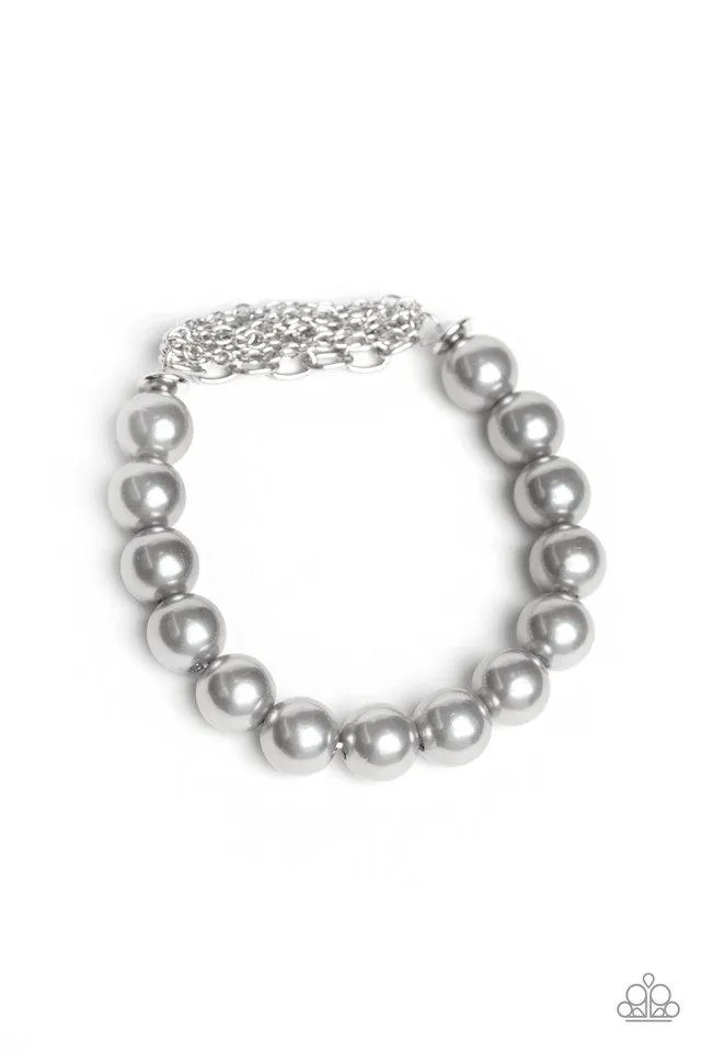 Paparazzi Bracelet ~ Hollywood HEELS - Silver