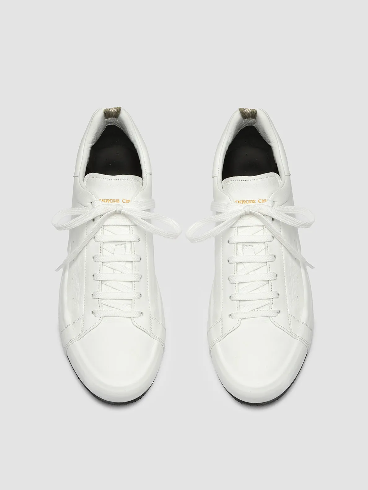 PRIMARY 001 - White Leather Sneakers