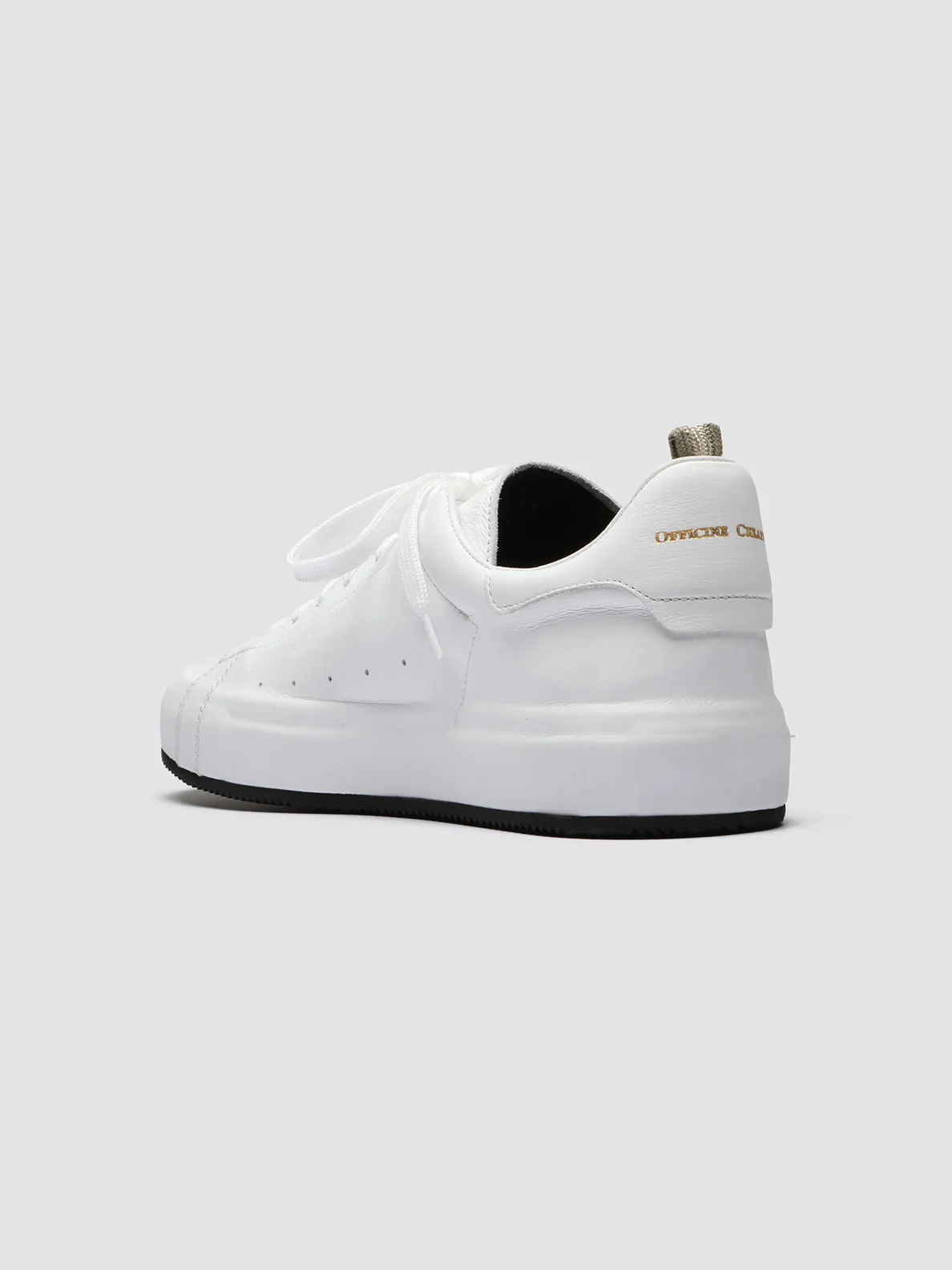 PRIMARY 001 - White Leather Sneakers