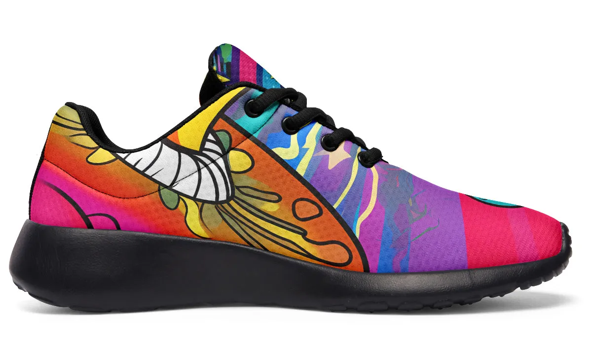 Psychedelic Mushies Sneakers