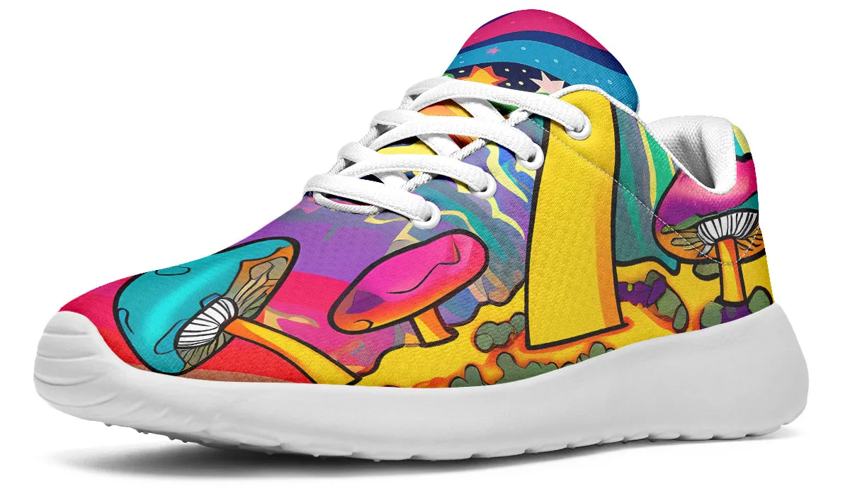 Psychedelic Mushies Sneakers