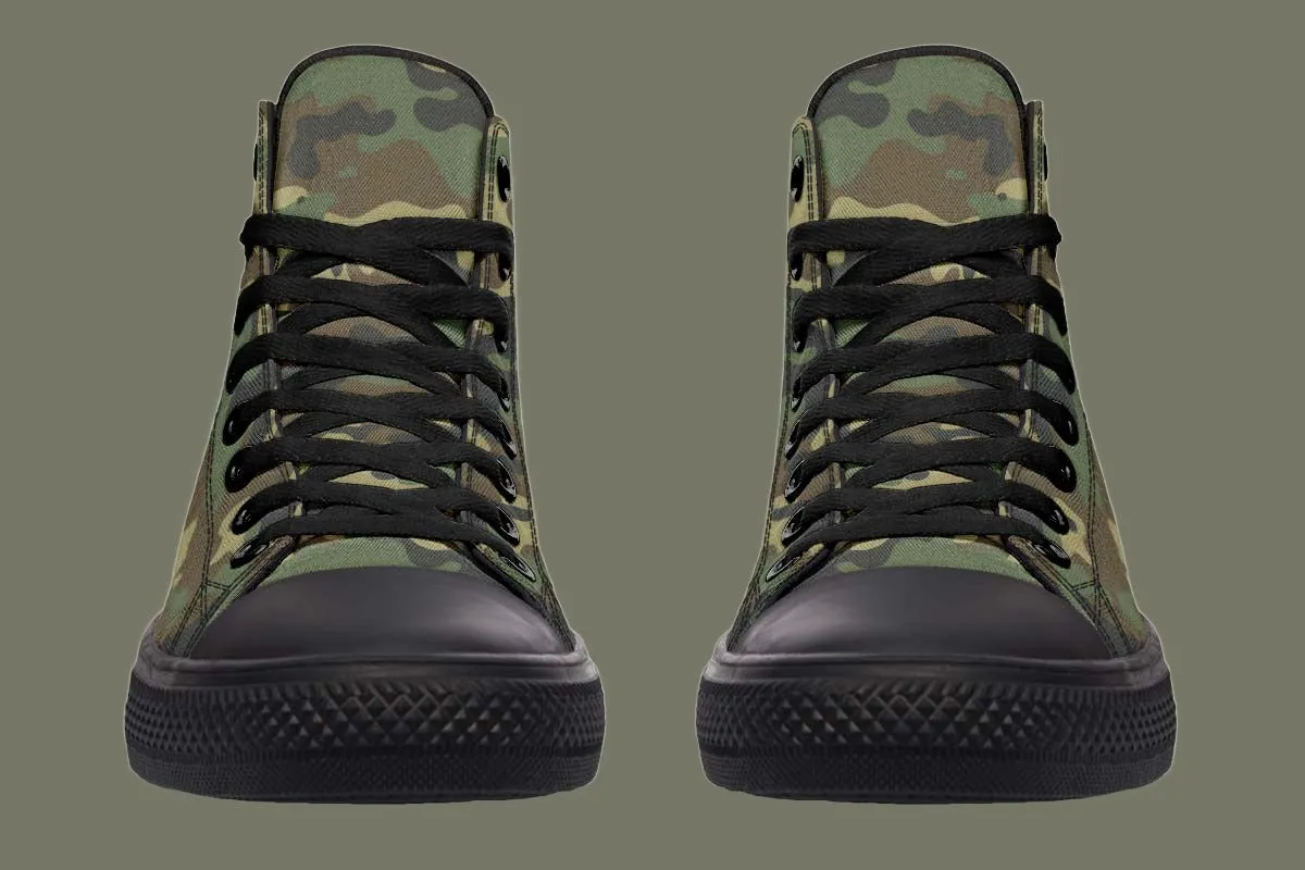 RAAD™ - High-Top Canvas Sneaker - M81 Camo/Black Rubber Soles