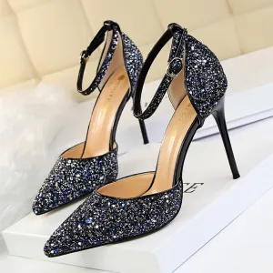 Sequins Sparkly Party Heels