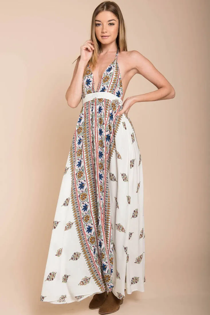 Shaylene Brunch Maxi Dress White