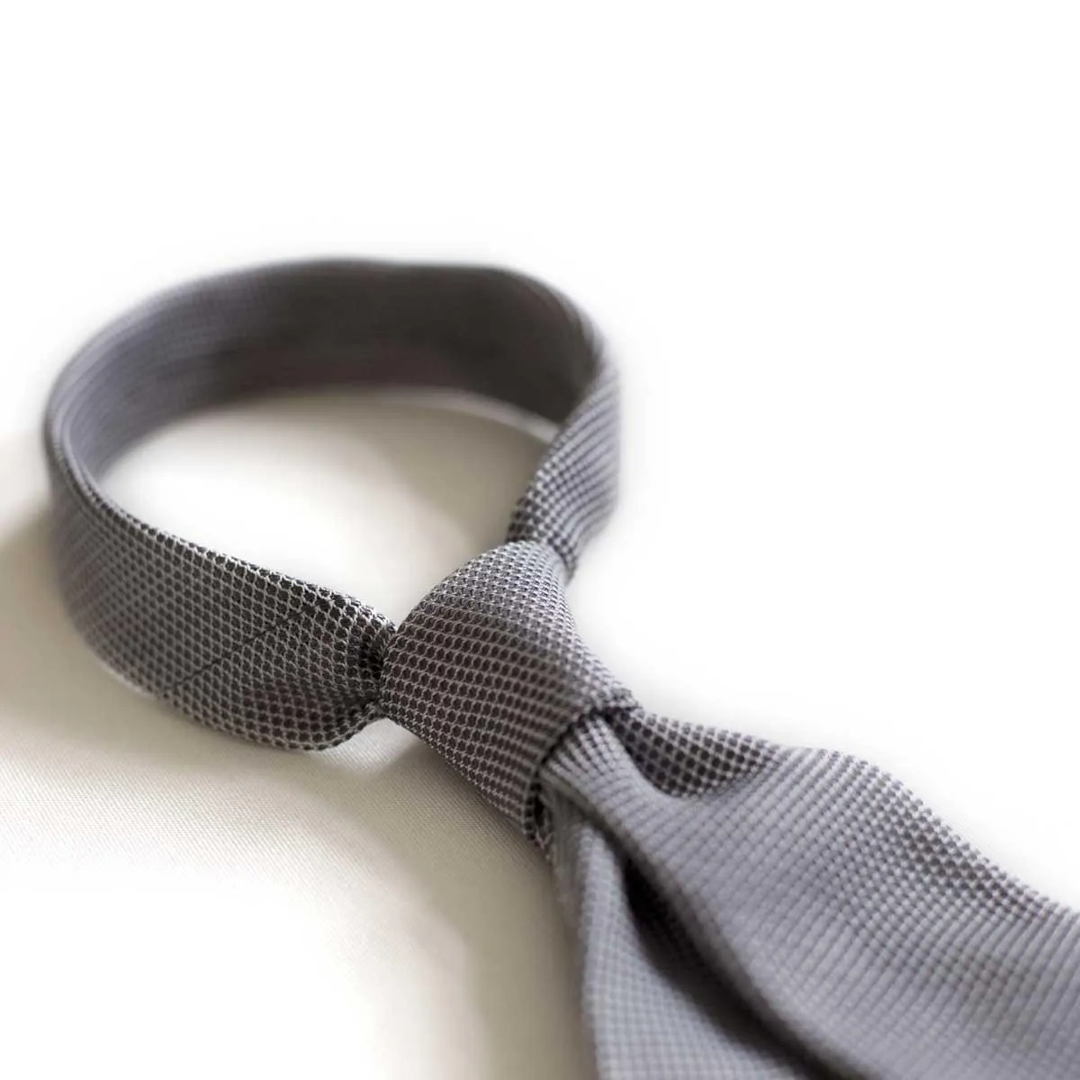 Silver Grenadine Tie