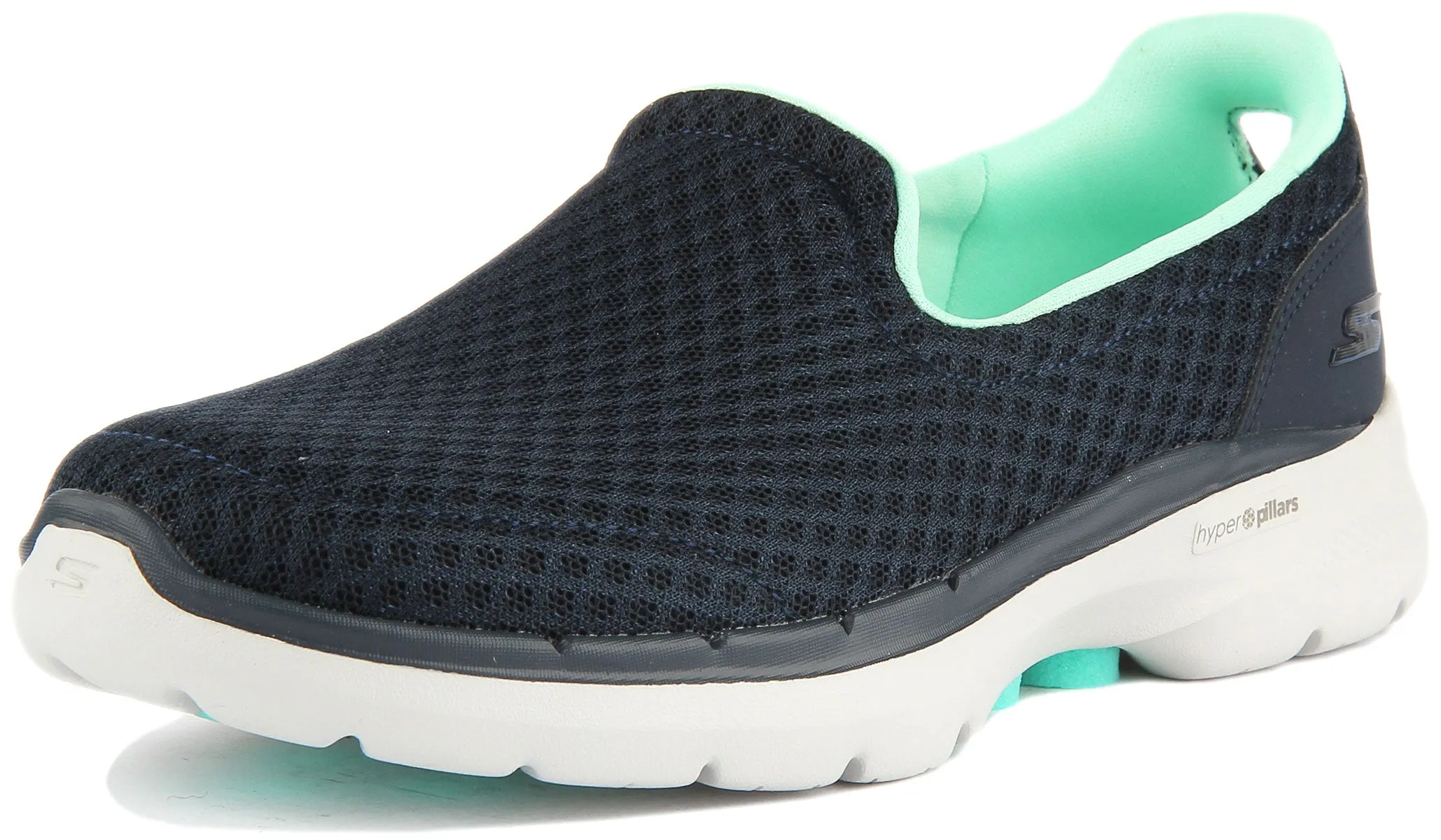 Skechers Go Walk 6 Trainers In Navy For Women