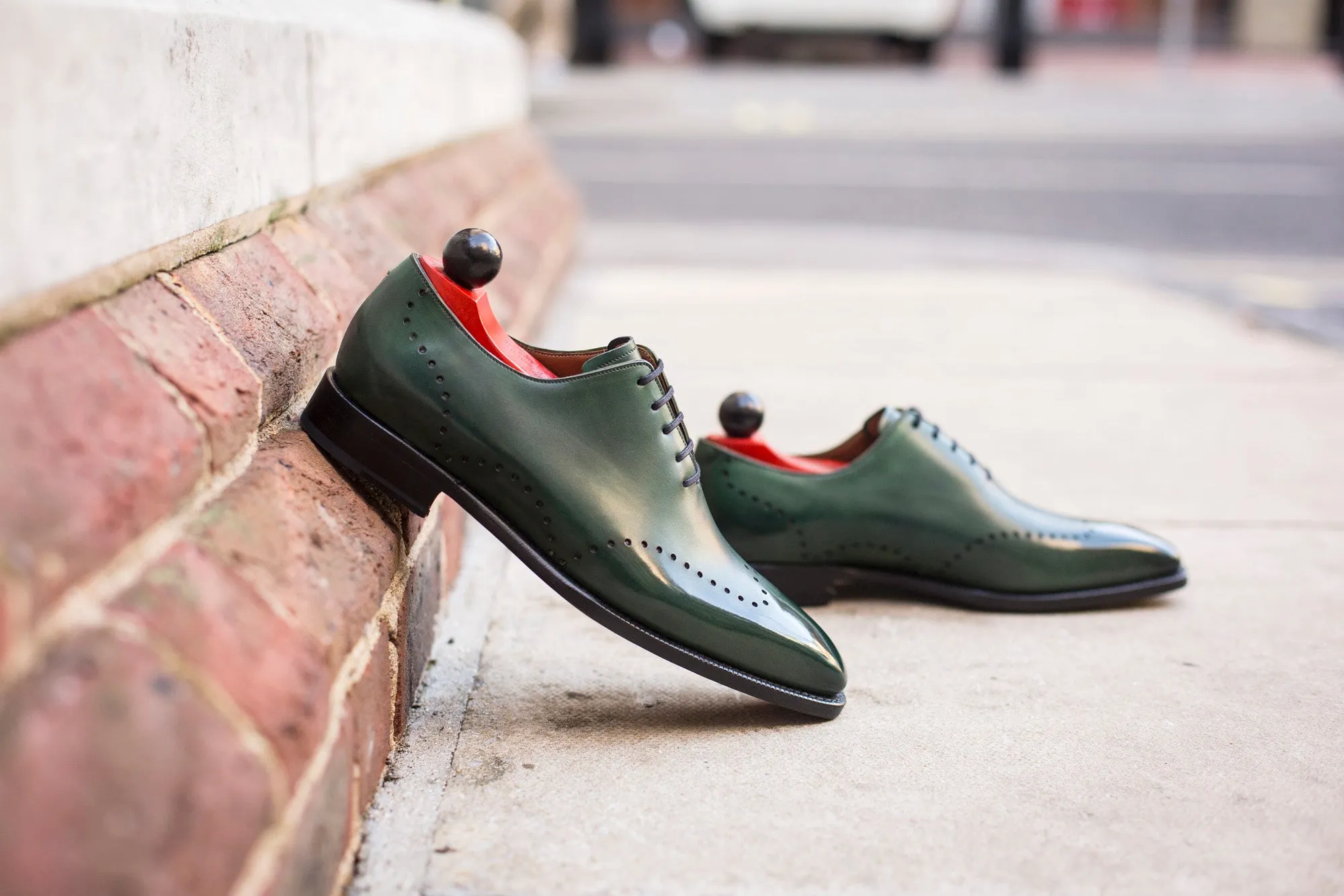 Tony - MTO - Forest Green Calf - LPB Last - Single Leather Sole