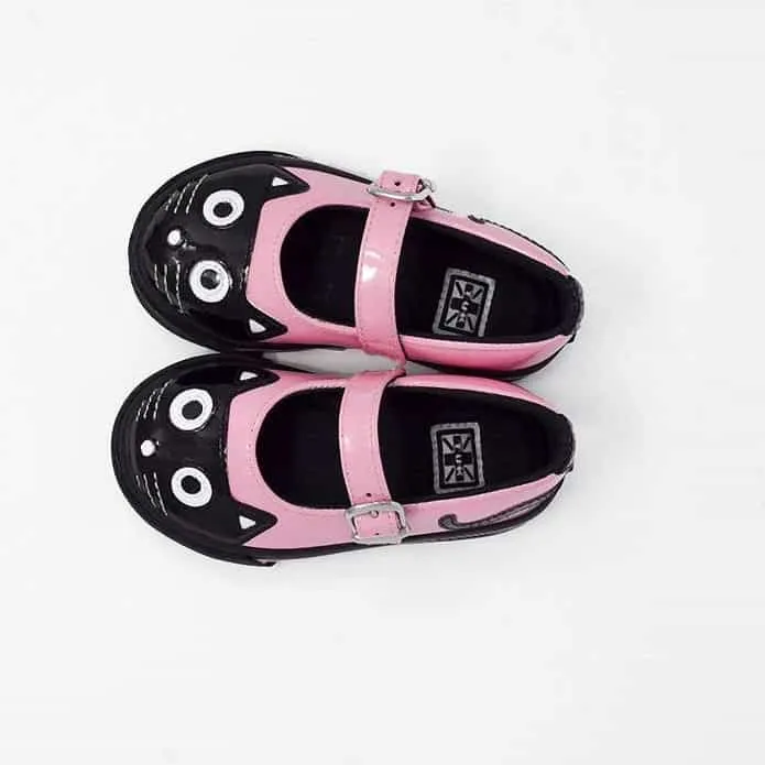 TUK Pink Kitty Mary Jane Toddler Sneaker A9726