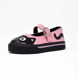 TUK Pink Kitty Mary Jane Toddler Sneaker A9726