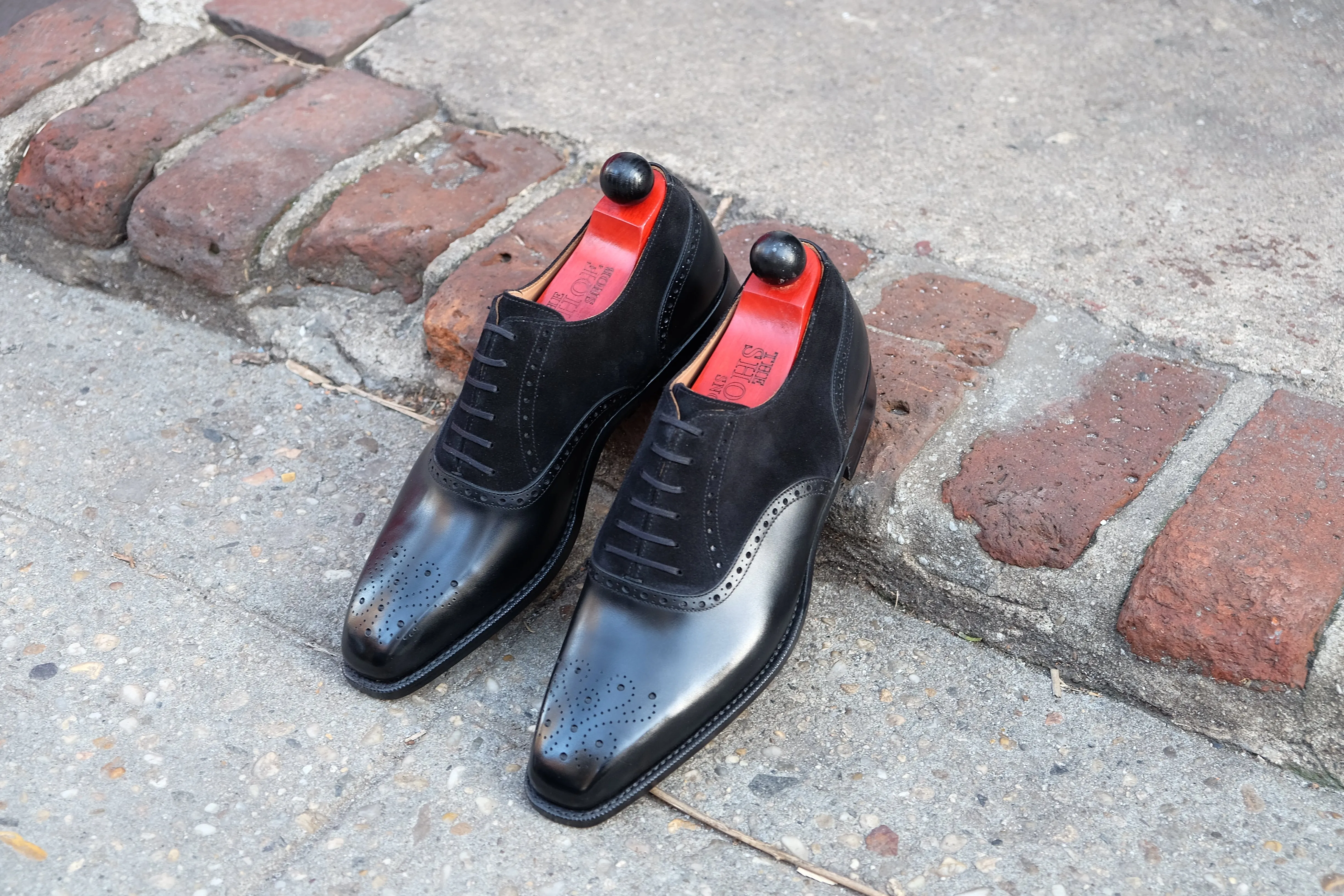 Wallingford - MTO - Black Calf / Black Suede - MGF Last - Single Leather Sole