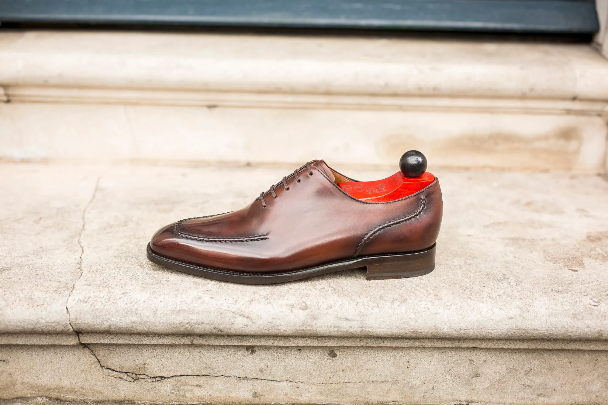 Whittier - MTO - Shaded Brown Calf - LPB Last - Single Leather Sole