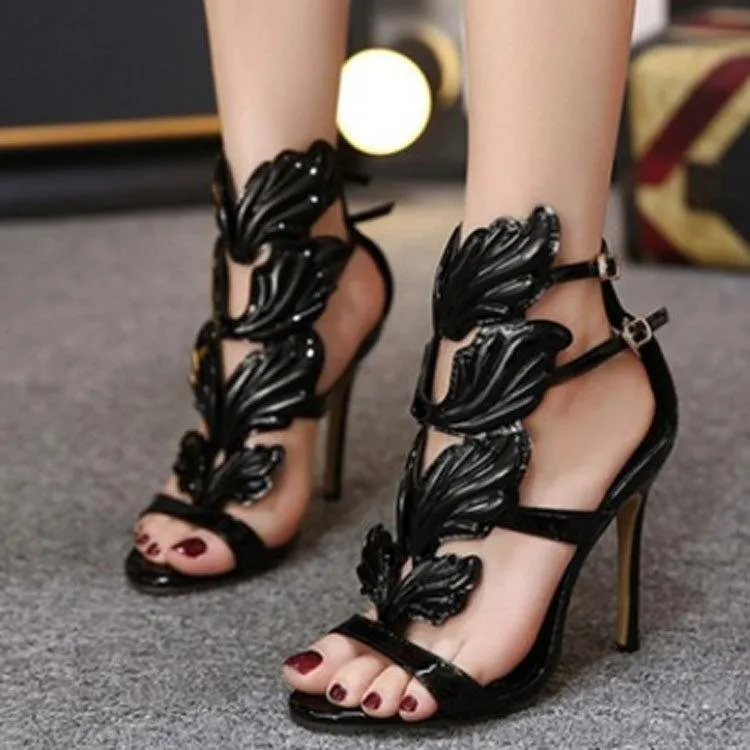 Women's sexy stiletto gladiator sandals for party nightclub