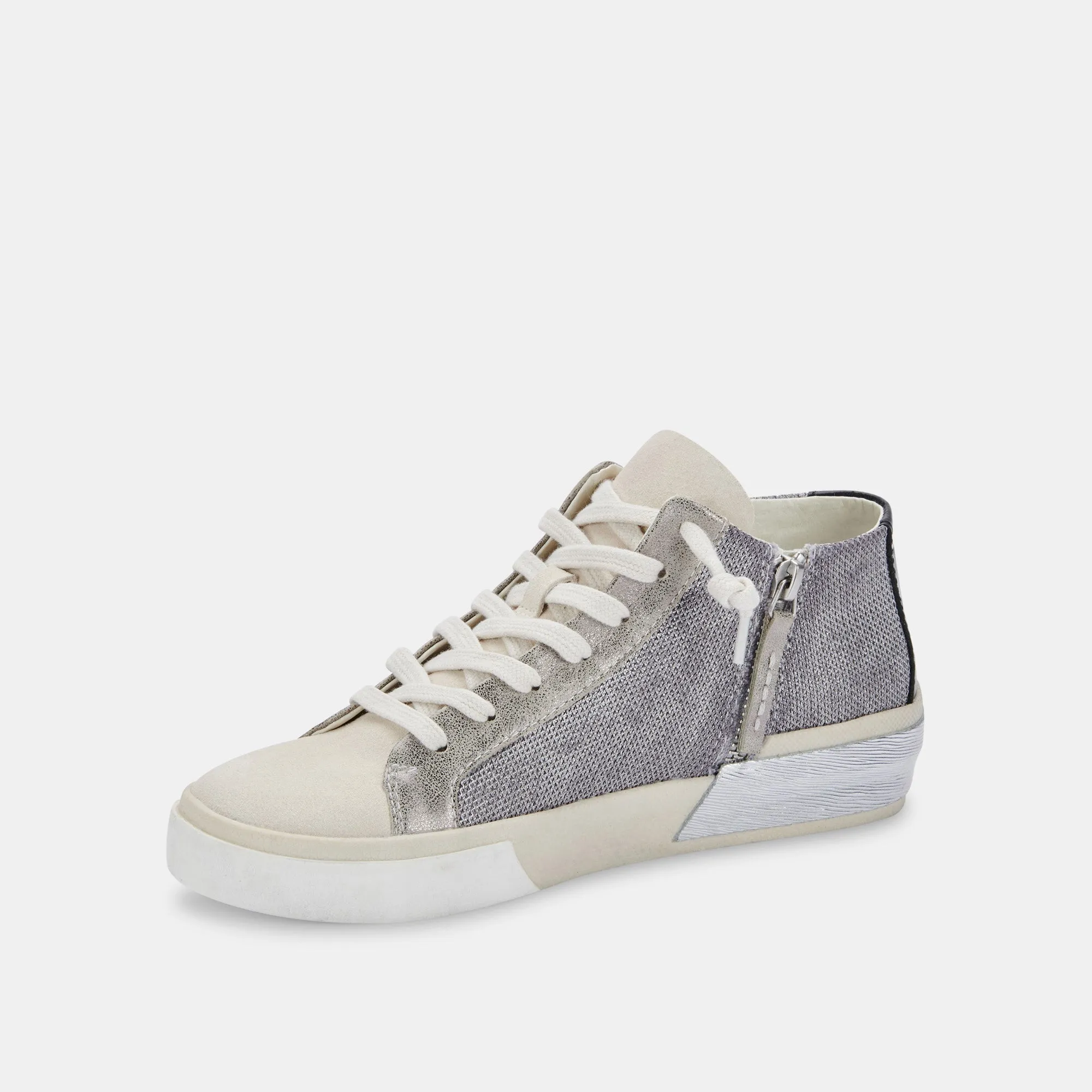 ZOEL SNEAKERS SILVER MESH re:vita